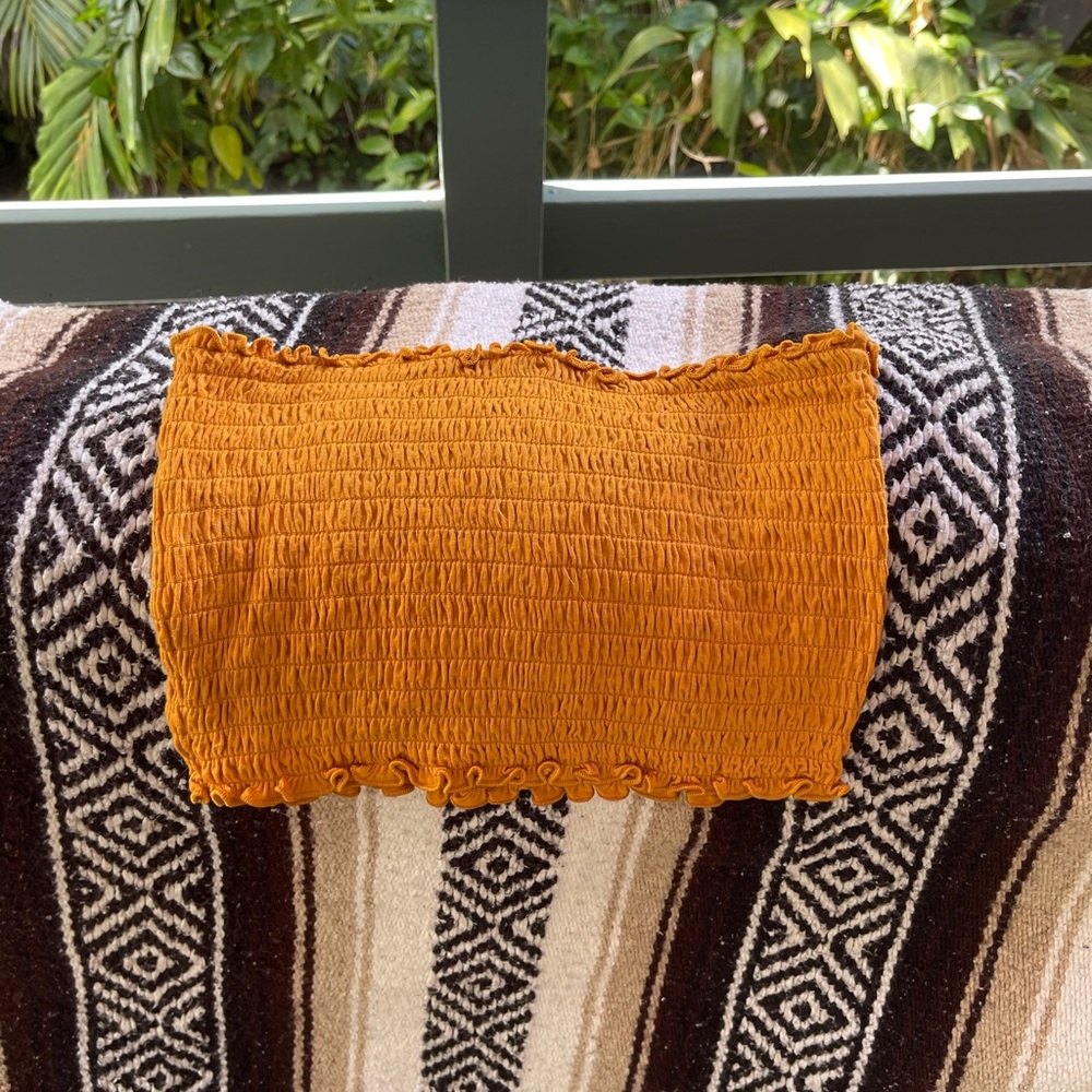 Mustard tube top
